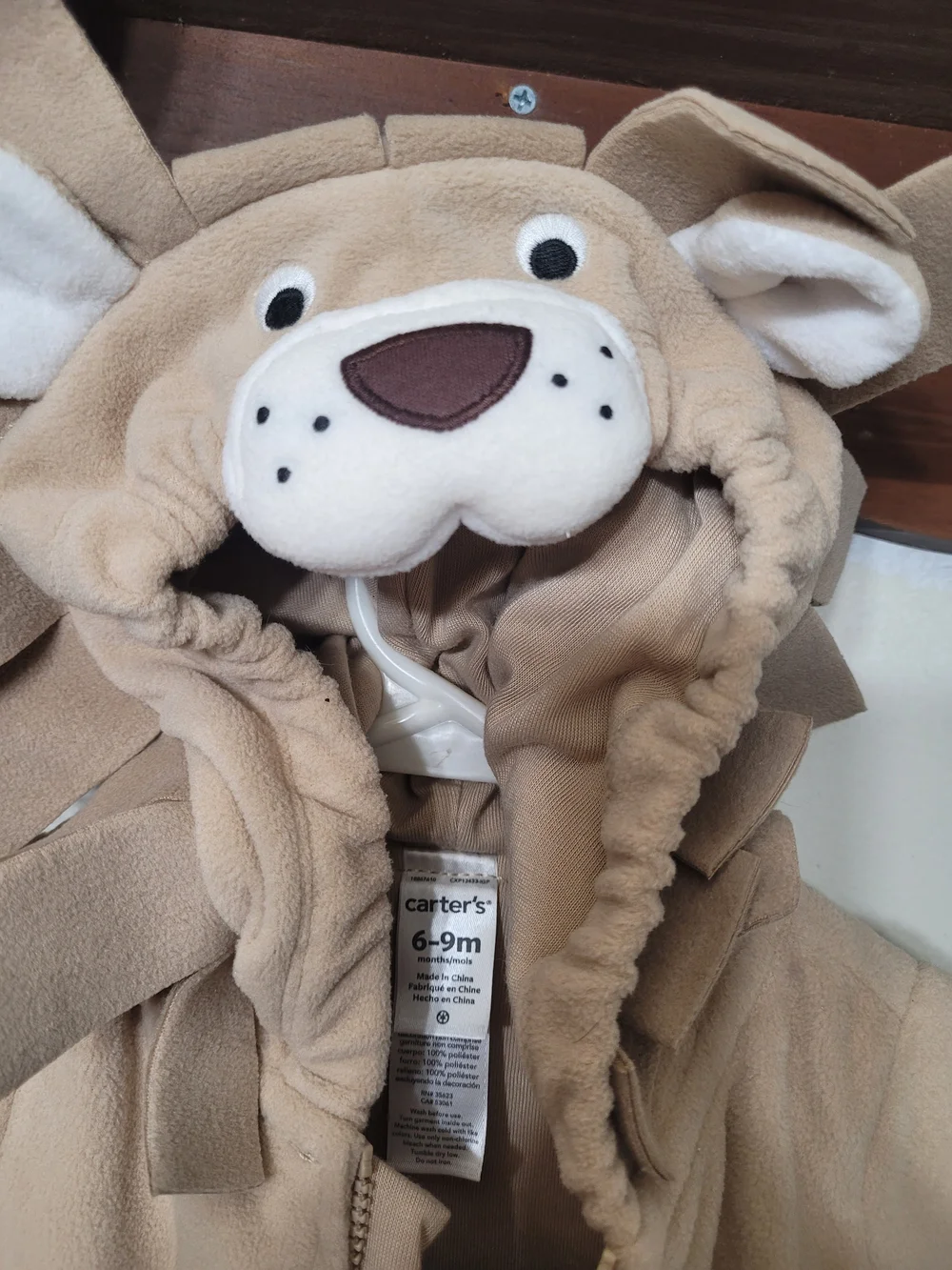 Carters Halloween Lion Costume Baby 6-9 Months Cute 2 Piece Dress Up Play (A2)